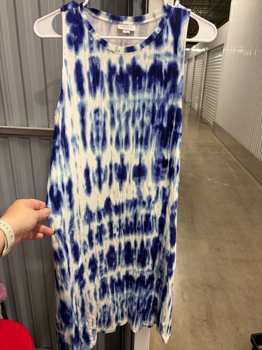 LuLaRoe Charlotte Tank Top Dress, Size Medium